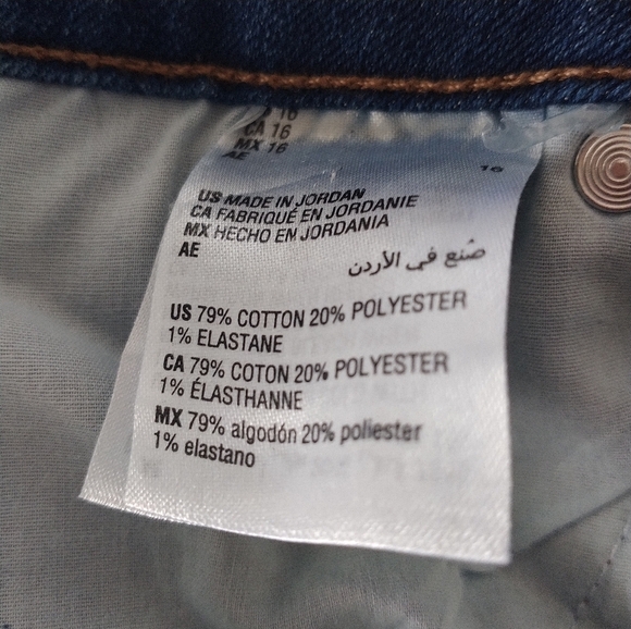 Style & Co Skimmer Shorts Medium Wash Jeans Shorts 16 - Picture 6 of 7